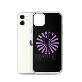 Iphone Muaythai case - Black/Purple