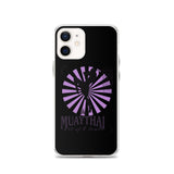 Iphone Muaythai case - Black/Purple