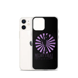 Iphone Muaythai case - Black/Purple