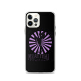 Iphone Muaythai case - Black/Purple