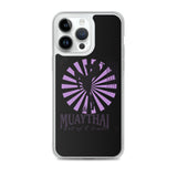 Iphone Muaythai case - Black/Purple