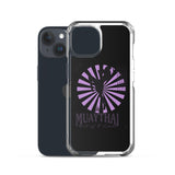 Iphone Muaythai case - Black/Purple