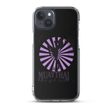 Iphone Muaythai case - Black/Purple