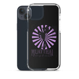 Iphone Muaythai case - Black/Purple