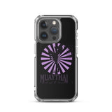 Iphone Muaythai case - Black/Purple