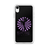 Iphone Muaythai case - Black/Purple