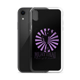 Iphone Muaythai case - Black/Purple