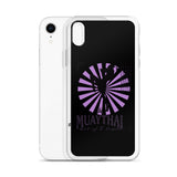 Iphone Muaythai case - Black/Purple