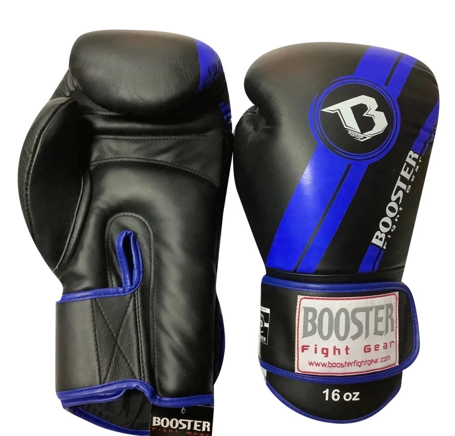 Booster Boxing Gloves BGL V3 Black Blue The Muaythai supply Booster Boxing Gloves BGL V3 Black Blue The Muaythai supply