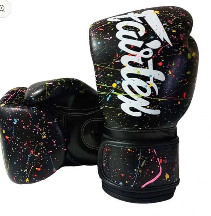 fairtex gear Fairtex Gloves black painter BGV14 – The Muaythai supply