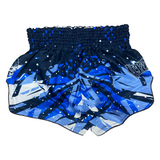 MTS shatter blue muaythai shorts
