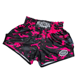 MTS Pink camo muaythai shorts