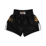 Fight Bro Solid Black Muaythai shorts
