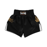 Fight Bro Solid Black Muaythai shorts
