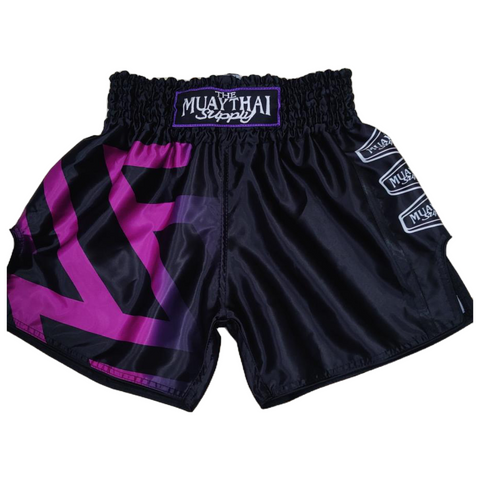 MTS purple fade muaythai shorts