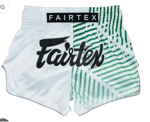 Fairtex Muay Thai Shorts BS1922 Racer White