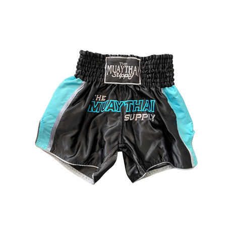 MTS Black Blue muaythai shorts