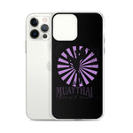 Iphone Muaythai case - Black/Purple