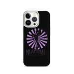 Iphone Muaythai case - Black/Purple