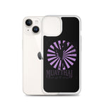 Iphone Muaythai case - Black/Purple