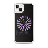 Iphone Muaythai case - Black/Purple