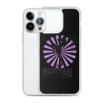 Iphone Muaythai case - Black/Purple