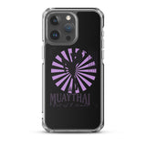 Iphone Muaythai case - Black/Purple