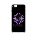 Iphone Muaythai case - Black/Purple