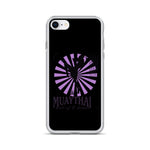 Iphone Muaythai case - Black/Purple