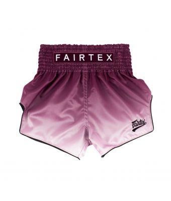 Fairtex “Fade” red muaythai shorts