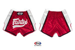 Fairtex rot-weiße Shorts BS1704