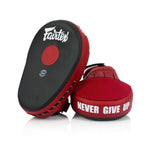 Fairtex Focus Mitts FMV13 "Mikrofaser" Schwarz/Rot