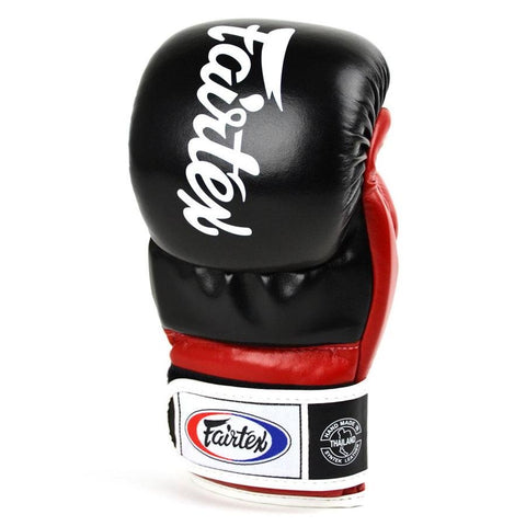 Fairtex Gloves Black-Red Super Sparring MMA FGV18