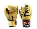 TWINS BOXING GLOVES FBGVS3-TW6 GOLD BLACK