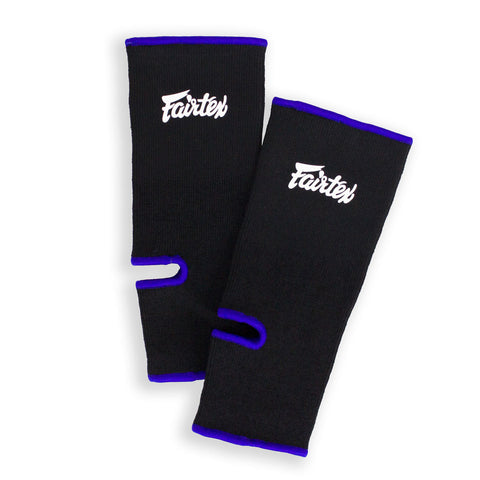 Fairtex Ankleguards AS1 black/blue