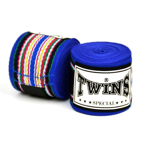 Twins blue striped handwraps