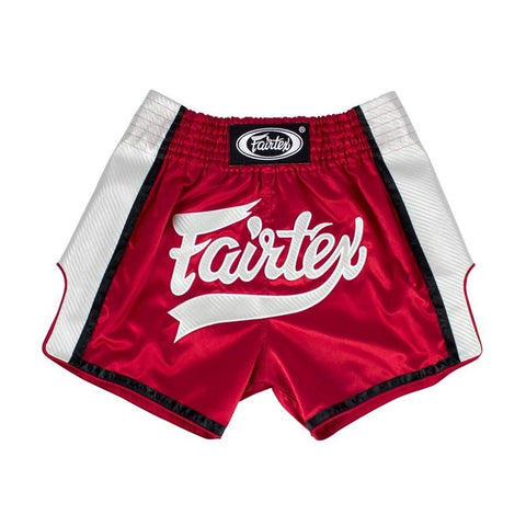 Fairtex red and white Shorts BS1704