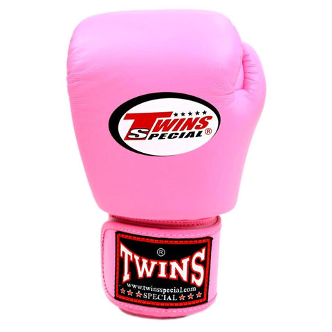 Twins pink kids boxing gloves
