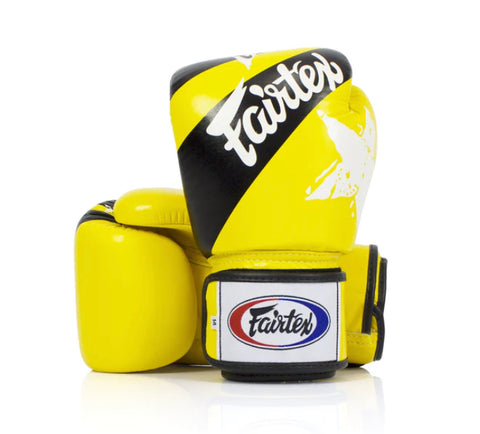 Gants Fairtex noir et jaune BGV1 « national »